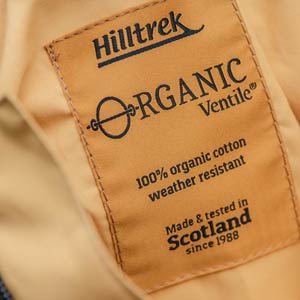 Hilltrek Organic Ventile - organic cotton and PFC free water repellency